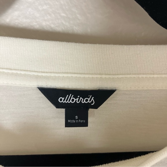 All birds blizzard sea wool blend crewneck tee - Picture 4 of 6